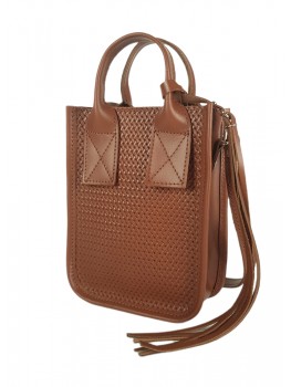 Сумка mini натуральная кожа brown 8385-11 Сумка mini натуральная кожа brown 8385-11