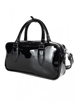 Сумка cross body шкіра чорний 8395-11