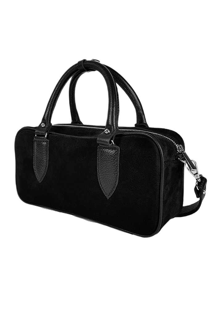 Сумка cross body замша черный 8405-11