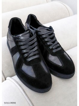 Кросівки жіночі шкіряні чорні Gazelles ш+з 8090-28 Кросівки жіночі шкіряні чорні Gazelles ш+з 8090-28