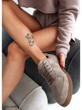 Кроссовки женские кожаные мокко Gazelles к+з 8091-28 Кроссовки женские кожаные мокко Gazelles к+з 8091-28