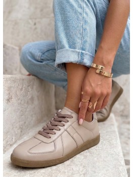 Кеды женские кожаные мокко Gazelles 8094-28