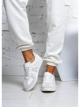 Кросівки жіночі шкіряні білі ш+з Gazelles 8147-28 Кросівки жіночі шкіряні білі ш+з Gazelles 8147-28