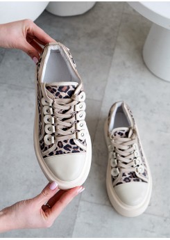 Кеды Ring леопард кожа 8423-28