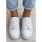 Кеды женские STAR кожаные barefoot белые 8621-28 Кеды женские STAR кожаные barefoot белые 8621-28