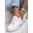 Кеды женские STAR кожаные barefoot белые 8621-28 Кеды женские STAR кожаные barefoot белые 8621-28