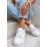 Кеды женские STAR кожаные barefoot белые 8621-28 Кеды женские STAR кожаные barefoot белые 8621-28