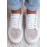 Кеди жіночі літні Barefoot сітка + шкіра білі 8742-28