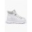 Кроссовки зимние высокие кожаные белые 8755-28