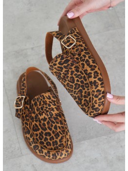 Клоги Barefoot кожа леопард 8469-28 Клоги Barefoot кожа леопард 8469-28