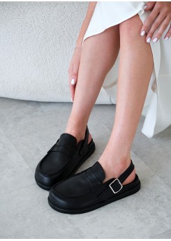 Клоги Barefoot шкіра чорний 8475-28 Клоги Barefoot шкіра чорний 8475-28
