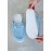 Клоги Barefoot замша блакитний 8477-28 Клоги Barefoot замша блакитний 8477-28