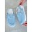 Клоги Barefoot замша блакитний 8477-28 Клоги Barefoot замша блакитний 8477-28