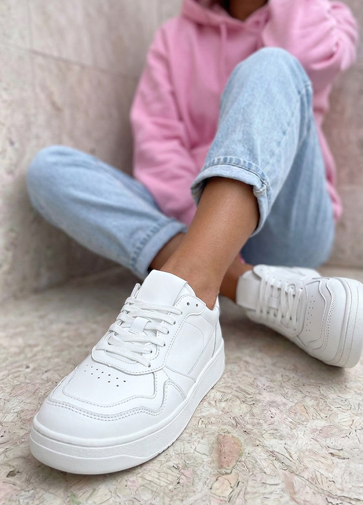 Кросівки жіночі BAREFOOT шкіряні білі 8560-28 Кросівки жіночі BAREFOOT шкіряні білі 8560-28