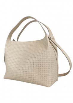 Сумка BIG натуральна шкіра беж 8483-11