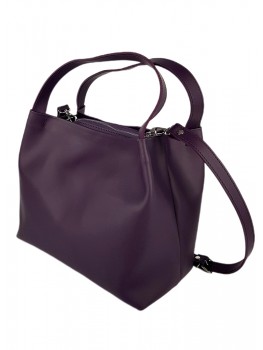 Сумка BIG натуральна шкіра бургунді 8485-11