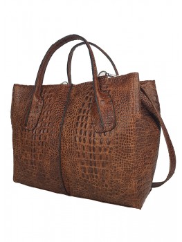 Сумка BIG натуральна шкіра brown 8505-11 Сумка BIG натуральна шкіра brown 8505-11