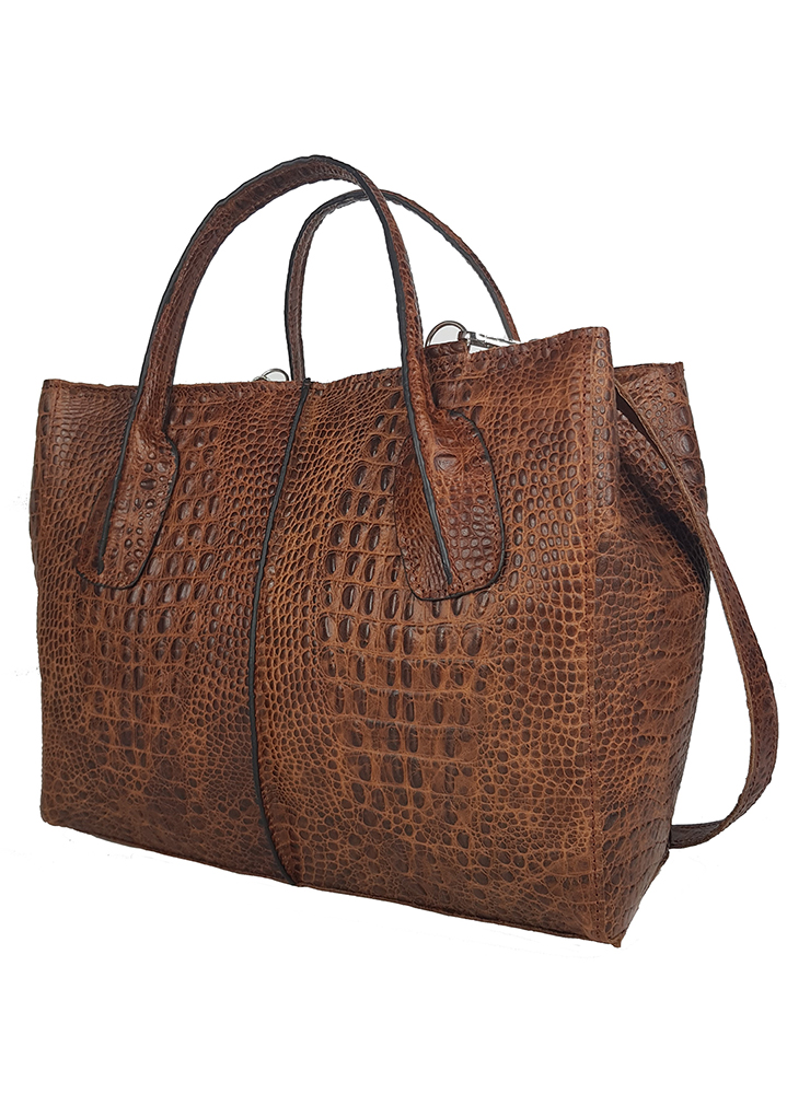 Сумка BIG натуральная кожа brown 8505-11