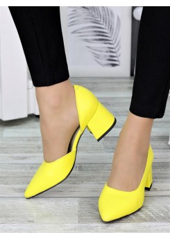 Туфлі Laura жовта шкіра 7327-28