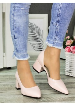 Туфлі Laura пудра шкіра 7329-28