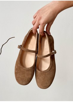 Туфли женские замшевые мокко 8265-28