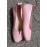Туфли балетки розовые Barefoot кожаные 8695-28 Туфли балетки розовые Barefoot кожаные 8695-28