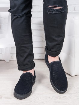 Літні чорні чоловічі сліпони №2 6904-28