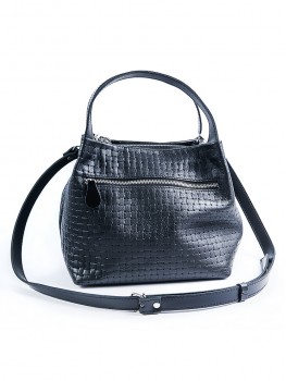 Сумка cross body шкіра чорний 6930-11